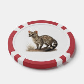 Afrikanische Zibetkatze Pokerchips (Einzeln)