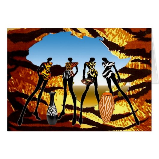 Afrikanische Zuhause (Vorderseite (Horizontal))