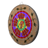 Afrikanische Zuni Krieger-Demon-Puppe Dartscheibe (Vorderseite rechts)