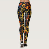 Afrikanischem Flair Leggings (Rückseite)