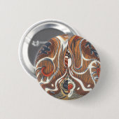 Afrikanischer abstrakter Kunstprint Button (Vorne & Hinten)