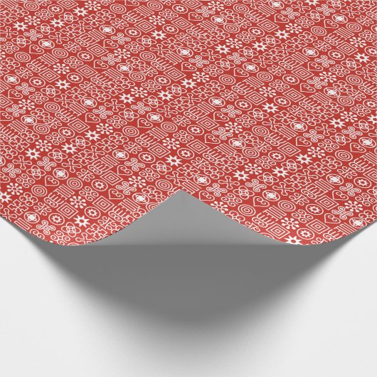 Afrikanischer Adinkra Geschenkpapier (Ecke)