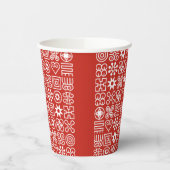 Afrikanischer Adinkra Pappbecher (Links)