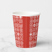 Afrikanischer Adinkra Pappbecher (Rechts)