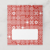 Afrikanischer Adinkra Platzkarte (Außenseite Aufgefaltet)