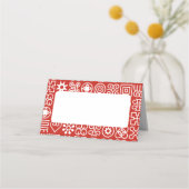 Afrikanischer Adinkra Platzkarte (Vorderseite)