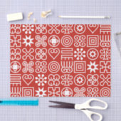 Afrikanischer Adinkra Seidenpapier (Handwerk)