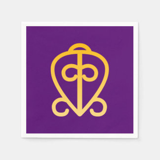 Afrikanischer Adinkra Serviette