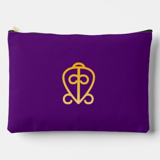 Afrikanischer Adinkra Zubehörtasche (Vorderseite)