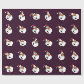 Afrikanischer Amerikaner - die Naughty-Liste Geschenkpapier (Flach)