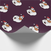 Afrikanischer Amerikaner - die Naughty-Liste Geschenkpapier (Ecke)