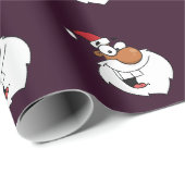 Afrikanischer Amerikaner - die Naughty-Liste Geschenkpapier (Rolleneckpunkt)