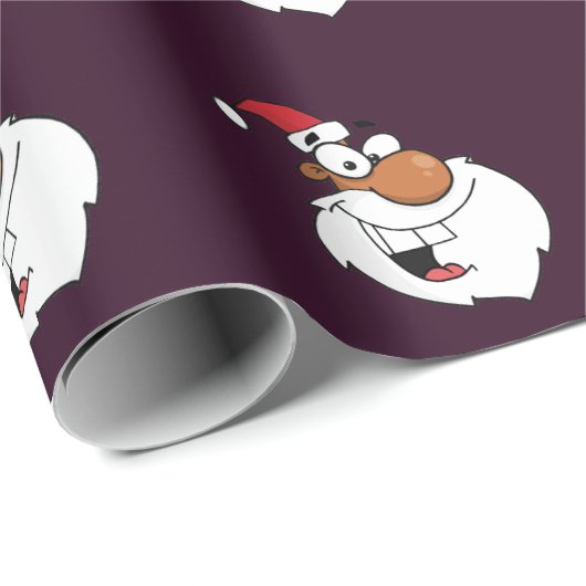 Afrikanischer Amerikaner - die Naughty-Liste Geschenkpapier (Rolleneckpunkt)