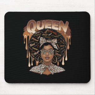 Afrikanischer Amerikaner für erzogen starke schwar Mousepad