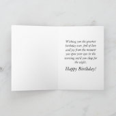 Afrikanischer Amerikaner - Geburtstag Karte (Innenseite)