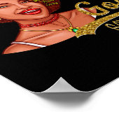 Afrikanischer Amerikaner Gott sagt, ich sei schwar Poster (Ecke)