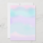 Afrikanischer Amerikaner Mermaid Baby SHower Glitz Einladung (Rückseite)