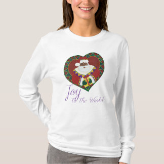 Afrikanischer Amerikaner-Sankt-WeihnachtsT - Shirt