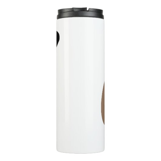 Afrikanischer Amerikaner Thermosbecher (Rückseite)