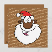 Afrikanischer Amerikaner Weihnachten Kwanzaa Grüße (Vorne/Hinten)