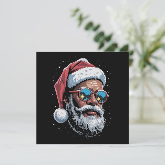 Afrikanischer Amerikaner Weihnachten Pajama Xmas A (Stehend Vorderseite)