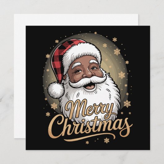 Afrikanischer Amerikaner Weihnachten Pajamas Weihn (Vorne/Hinten)