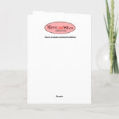 Afrikanischer Amerikaner wird zum Wunsch Karte (Rückseite)