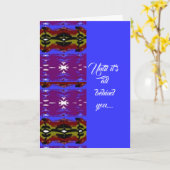 Afrikanischer Amerikaner wird zum Wunsch Karte (Gelbe Blume)