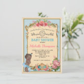 Afrikanischer amerikanischer Alice im Einladung (Stehend Vorderseite)