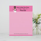 Afrikanischer amerikanischer briefbogen (Stehend Vorderseite)