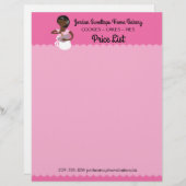 Afrikanischer amerikanischer briefbogen (Vorne/Hinten)