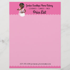 Afrikanischer amerikanischer briefbogen