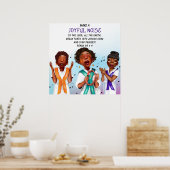 Afrikanischer amerikanischer Chor Poster (Küche)
