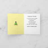 Afrikanischer amerikanischer Cousin Vatertag Anzug Karte (Innenseite)