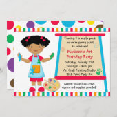 Afrikanischer amerikanischer einladung (Vorne/Hinten)