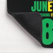 Afrikanischer amerikanischer Juneteent bricht jede Mousepad (Ecke)