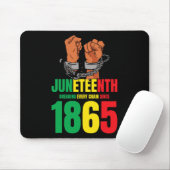 Afrikanischer amerikanischer Juneteent bricht jede Mousepad (Mit Mouse)