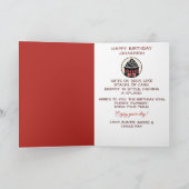 Afrikanischer amerikanischer Junge Schwarz/Roter G Karte (Innenseite)