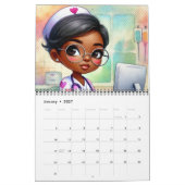 Afrikanischer amerikanischer Kalender CHIBI Medizi (Jan 2027)