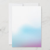 Afrikanischer Amerikanischer Sängerurlaub Einladung (Rückseite)