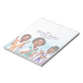 Afrikanischer Amerikanischer Sängerurlaub Notizblock (Rotiert)