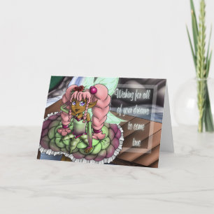 Afrikanischer Amerikanischer Schmetterling Wings G Karte