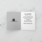 Afrikanischer Amerikanischer Schwager Anzug Vatert Karte (Innenseite)