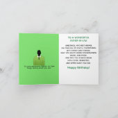 Afrikanischer amerikanischer Schwiegervater - Happ Karte (Innenseite)