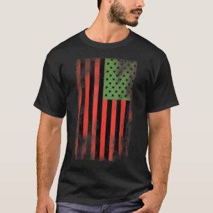 Afrikanischer amerikanischer Stolperflagge Pan Afr T-Shirt