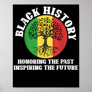 Afrikanischer amerikanischer Stolz Bhm Heritage Bl Poster