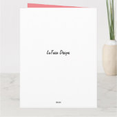 Afrikanischer amerikanischer Vater Jingle, Vaterta Karte (Rückseite)