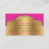 Afrikanischer amerikanischer visitenkarte (Rückseite)