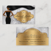 Afrikanischer amerikanischer visitenkarte (Vorne/Hinten)