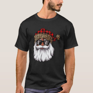 Afrikanischer amerikanischer Weihnachtsmann Black T-Shirt